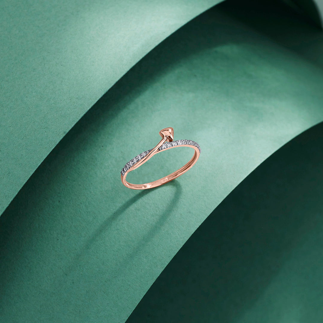 Twist of Fate Cocktail Diamond Ring