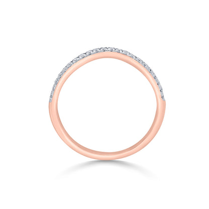 Prisma Belle Casual Rose Gold Diamond Ring