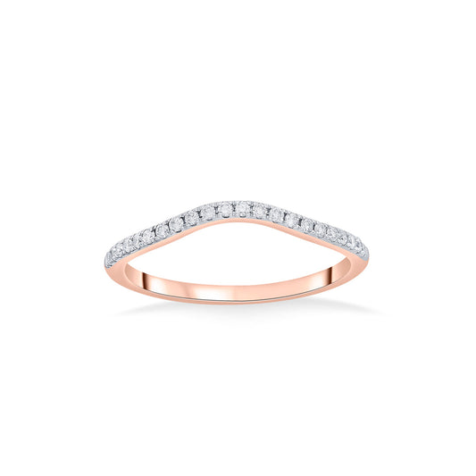 Duplicate Images Casual Rose Gold Diamond Rings