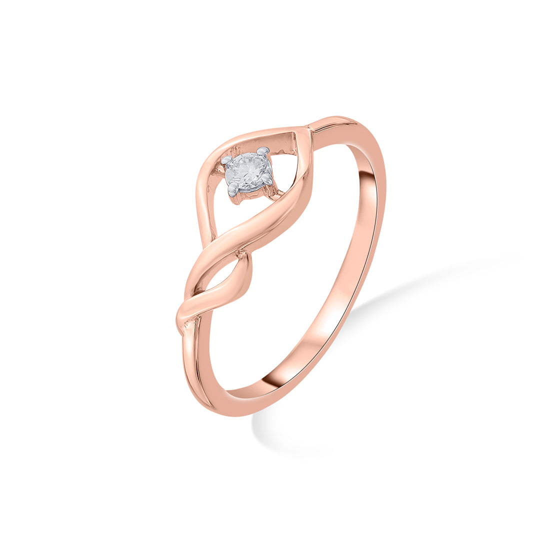 kayla twist fashion diamond ring