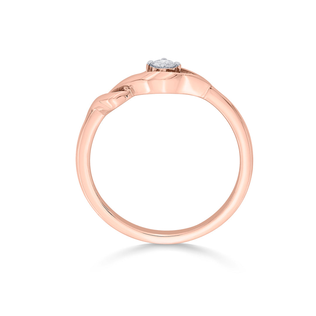 kayla twist fashion diamond ring