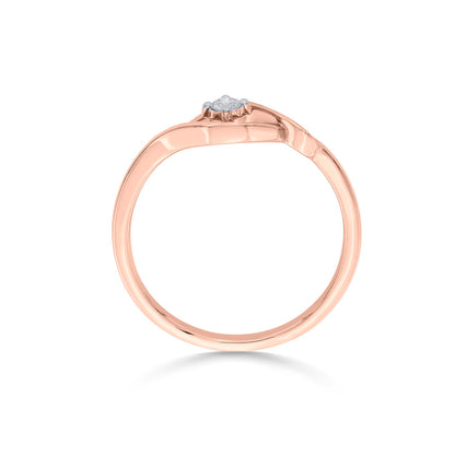 Whisper of Light Fashion Rose Gold Diamond Ring
