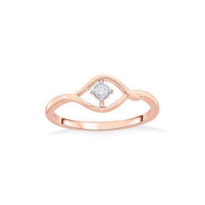Whisper of Light Fashion Rose Gold Diamond Ring
