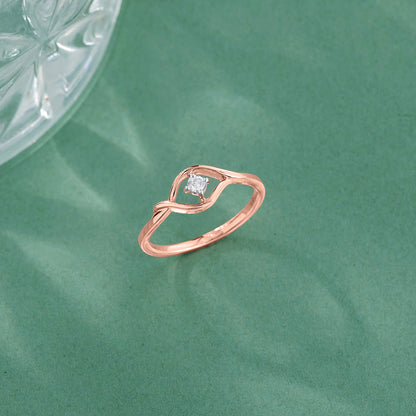 Whisper of Light Fashion Rose Gold Diamond Ring