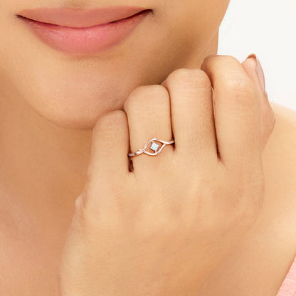 Whisper of Light Fashion Rose Gold Diamond Ring