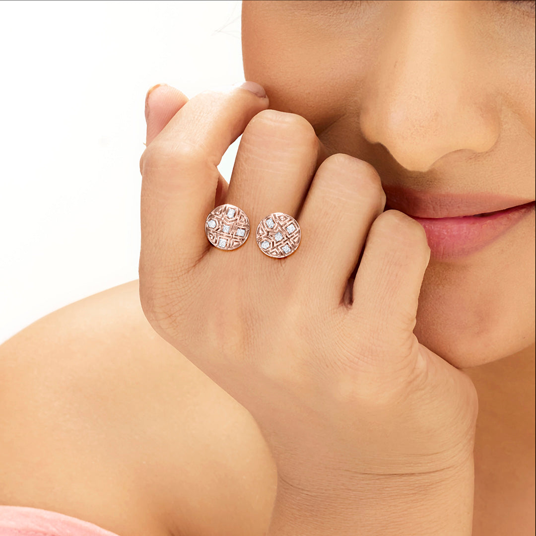 Twin Spheres Cocktail Diamond Ring