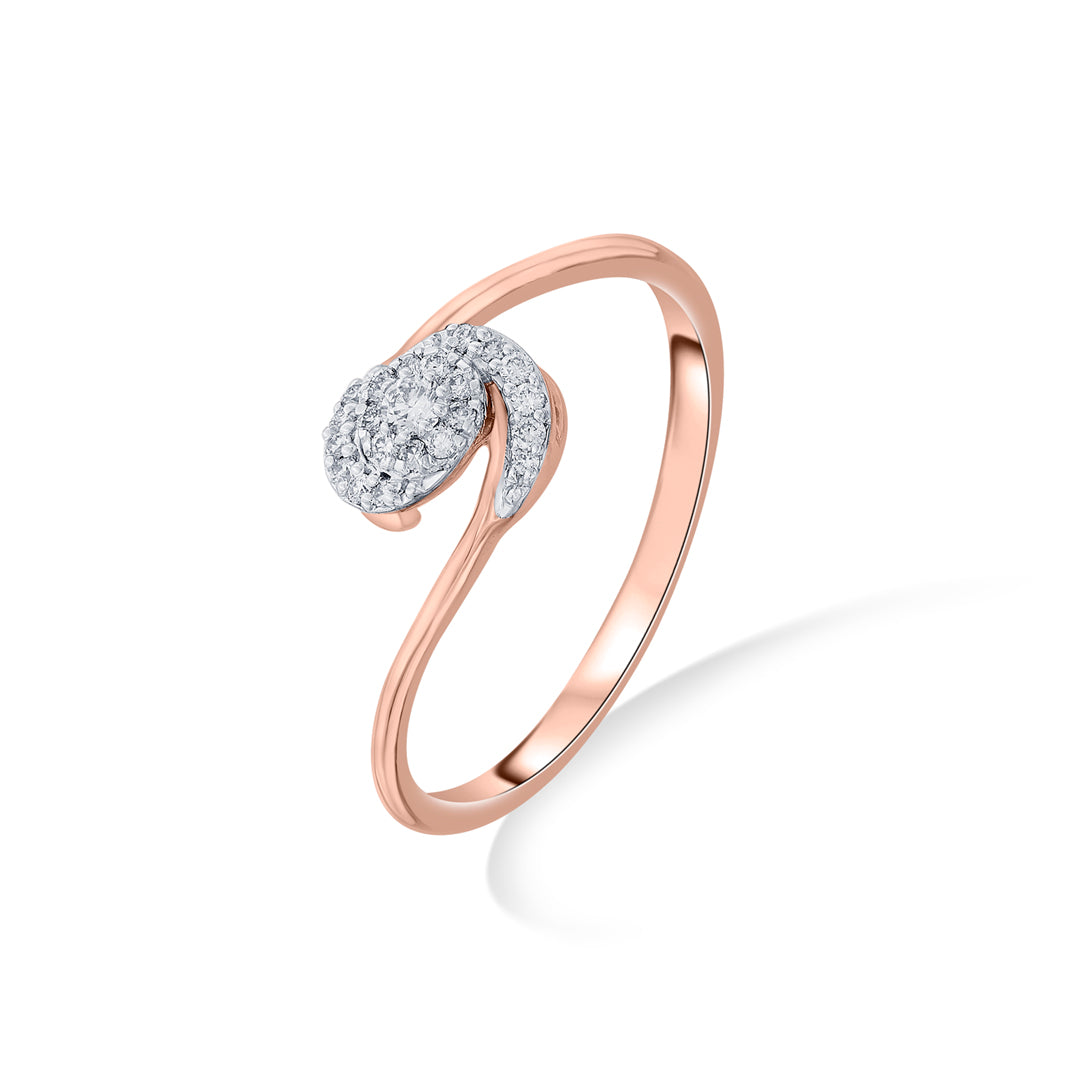 twisty allure cocktail diamond ring