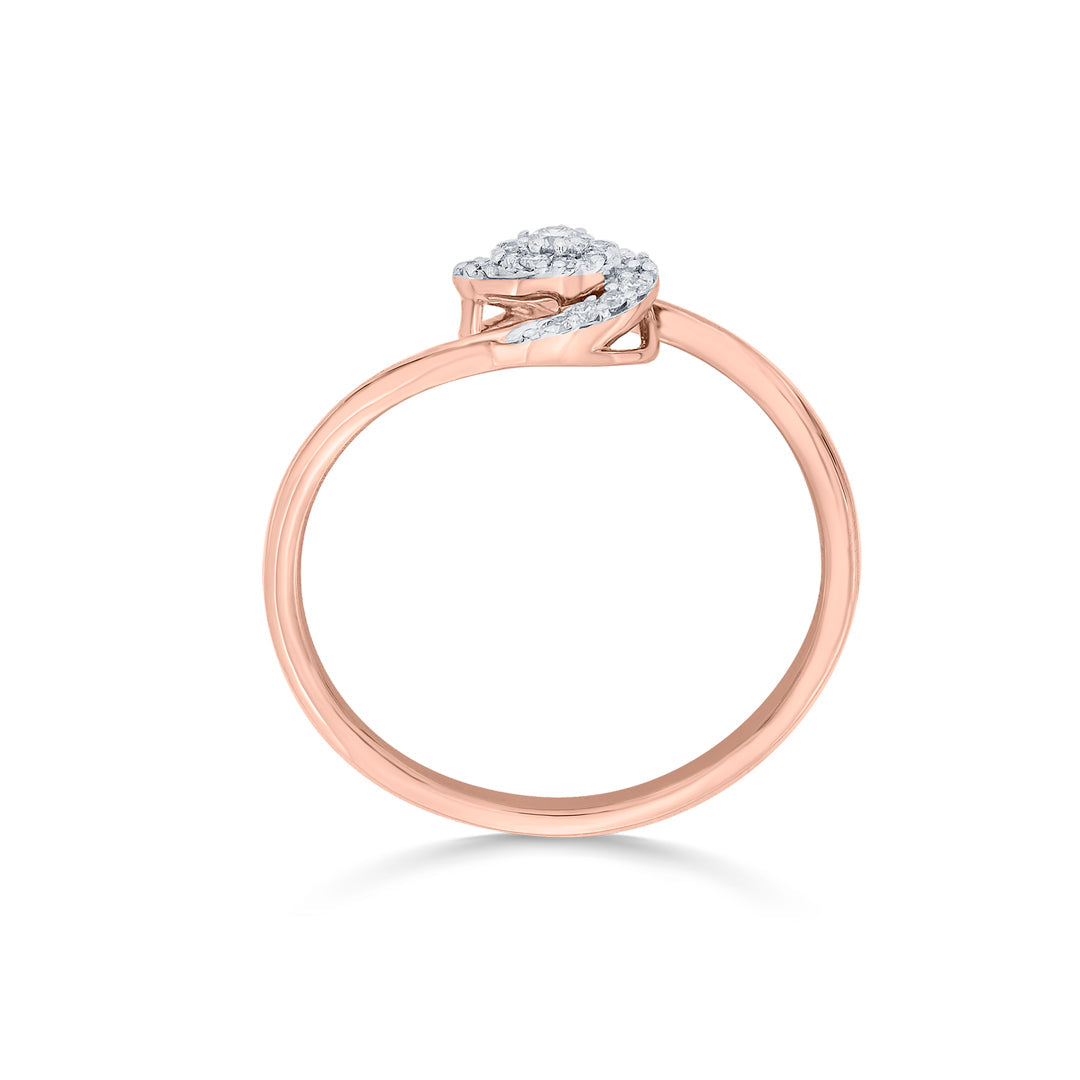 twisty allure cocktail diamond ring