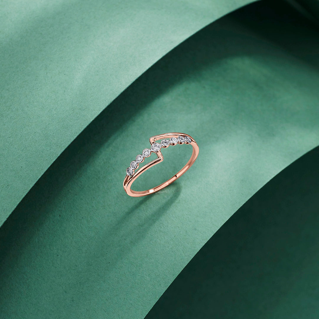 Beautiful Axise Fashion Diamond Ring