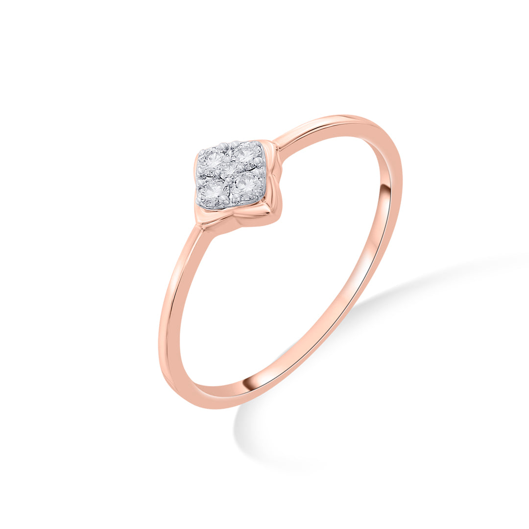 auro stone casual diamond ring