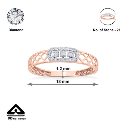 Mesh Forme Cocktail Diamond Ring