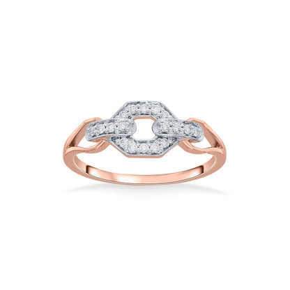Hexa Link Cocktail Diamond Ring