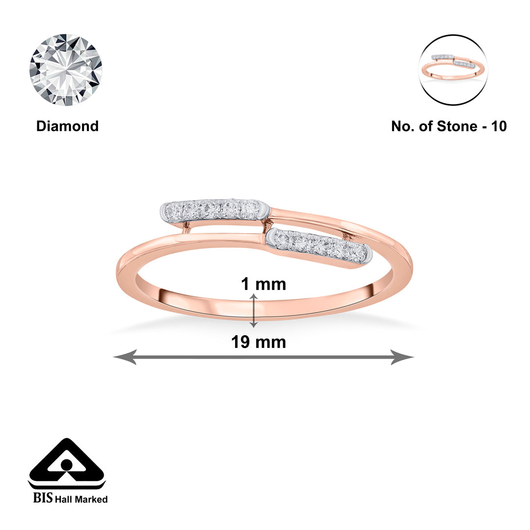 adira twin casual diamond ring