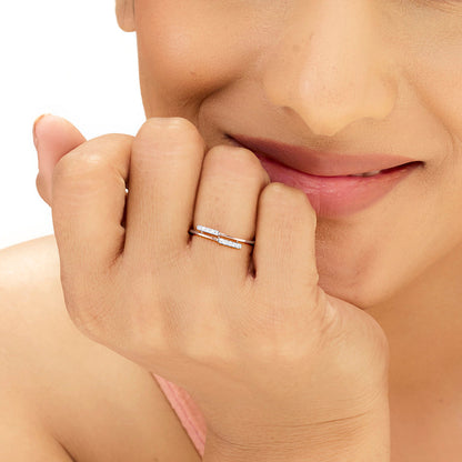 Adira Twin Casual Diamond Ring