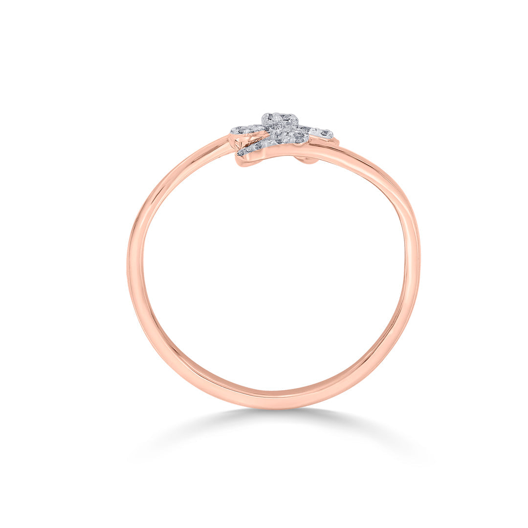 floral glimz fashion diamond ring