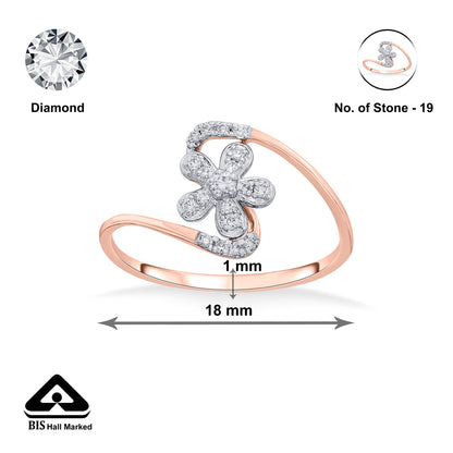Floral Glimz Fashion Diamond Ring