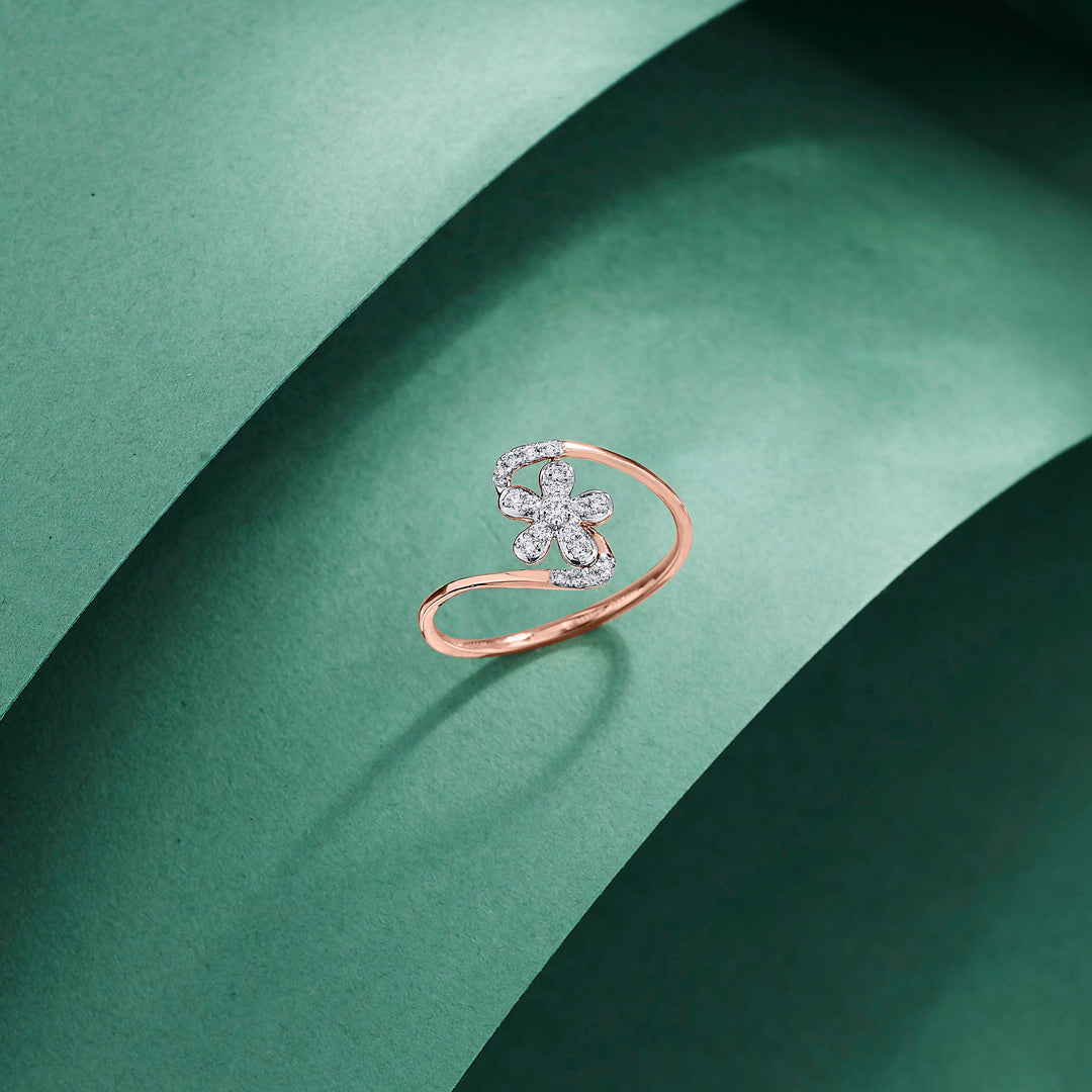 Floral Glimz Fashion Diamond Ring