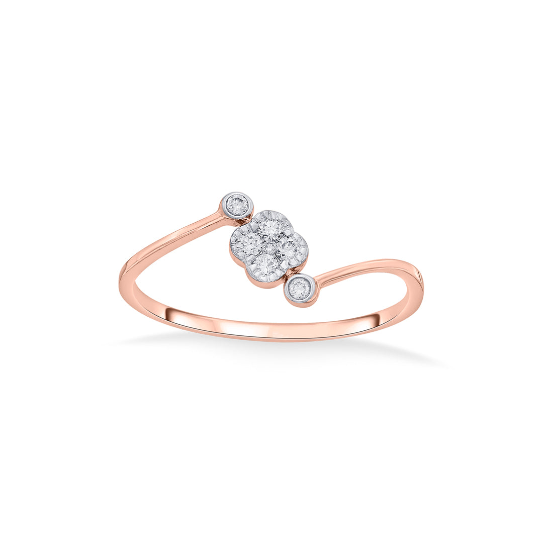 stone sway casual diamond ring