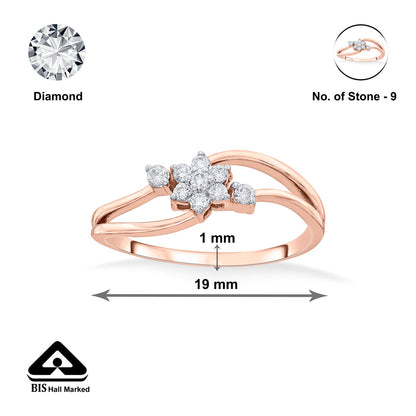 Auri Twist Cocktail Diamond Ring