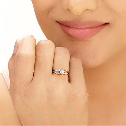 Auri Twist Cocktail Diamond Ring