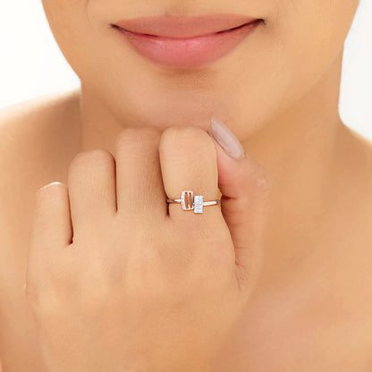 Luminous Bond Fashion Rose Gold Diamond Ring