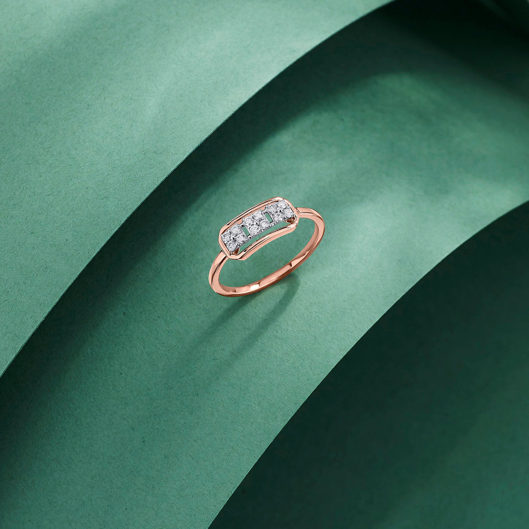 Calem Shape Cocktail Diamond Ring