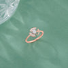 Spin Fins Fashion Rose Gold Diamond Ring