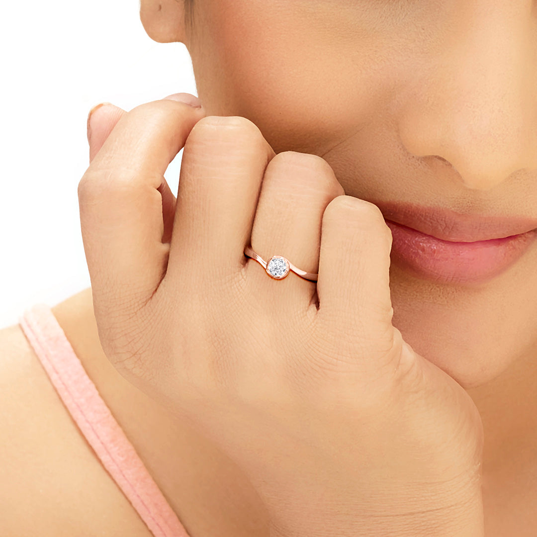 bright hold casual diamond ring