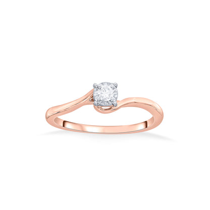 Keystone Warp Casual Diamond Ring
