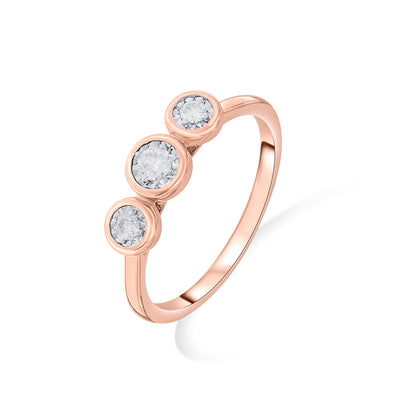 TriLumous Studded Casual Diamond Ring