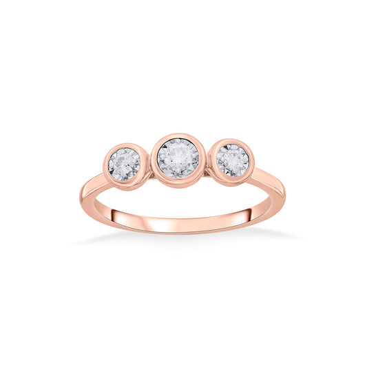 TriLumous Studded Casual Diamond Ring