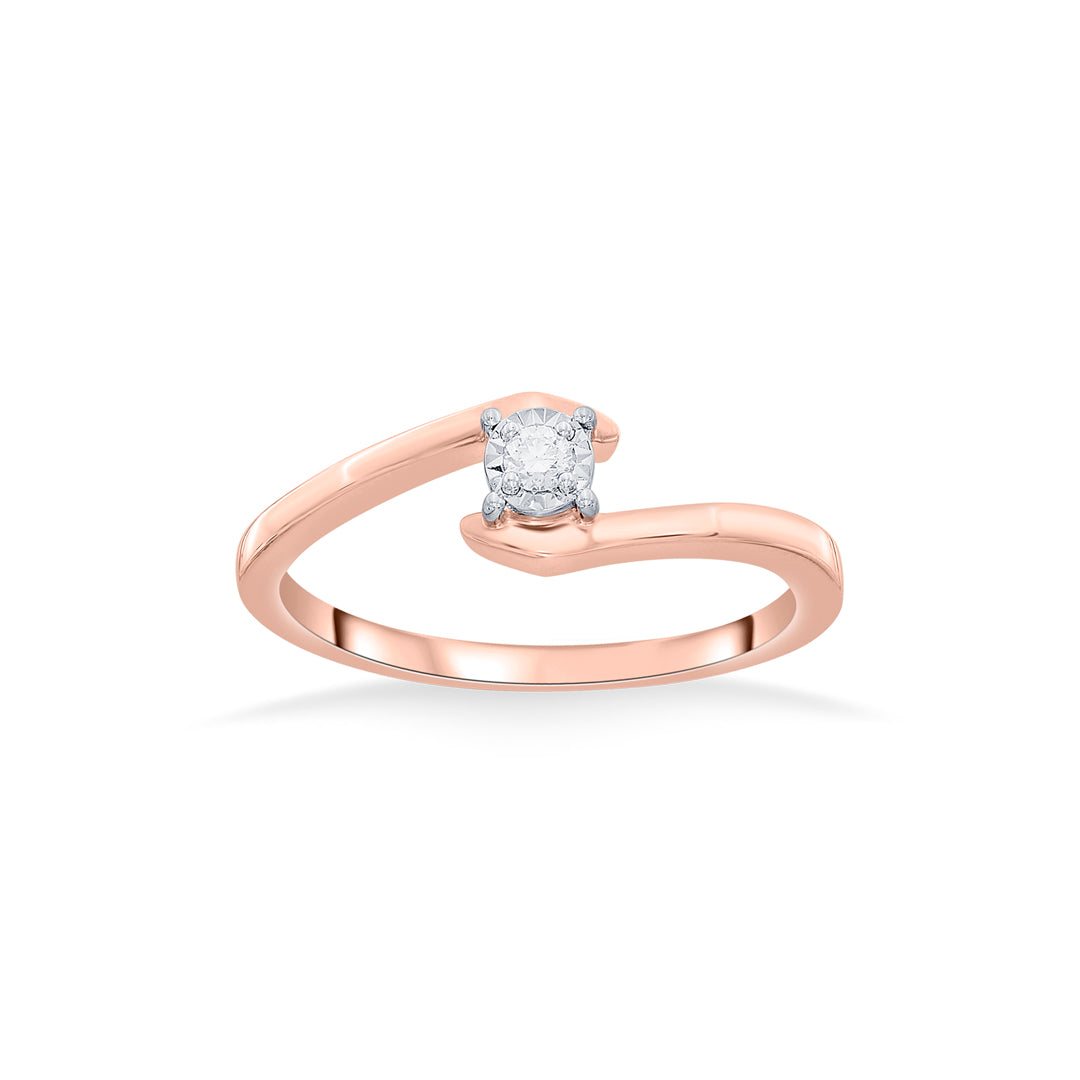 radiant embrace casual diamond ring