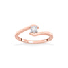Radiant Embrace Casual Diamond Ring