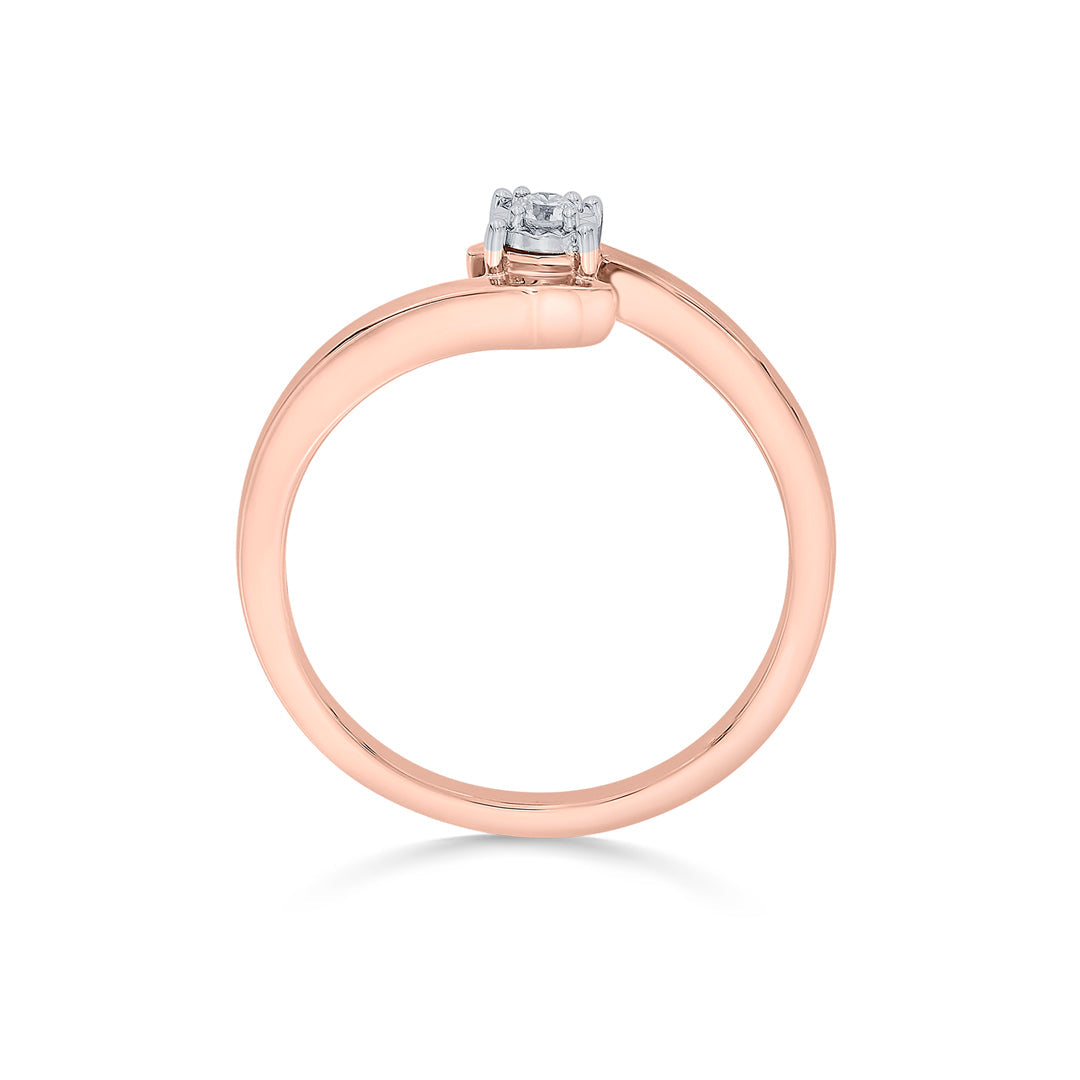 radiant embrace casual diamond ring