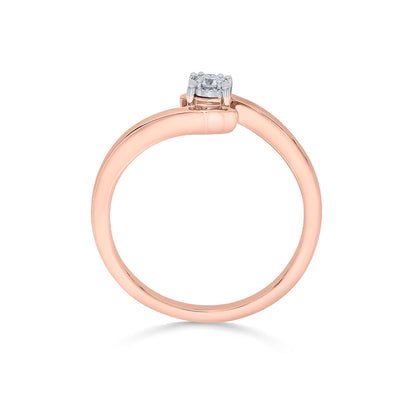 Radiant Embrace Casual Diamond Ring