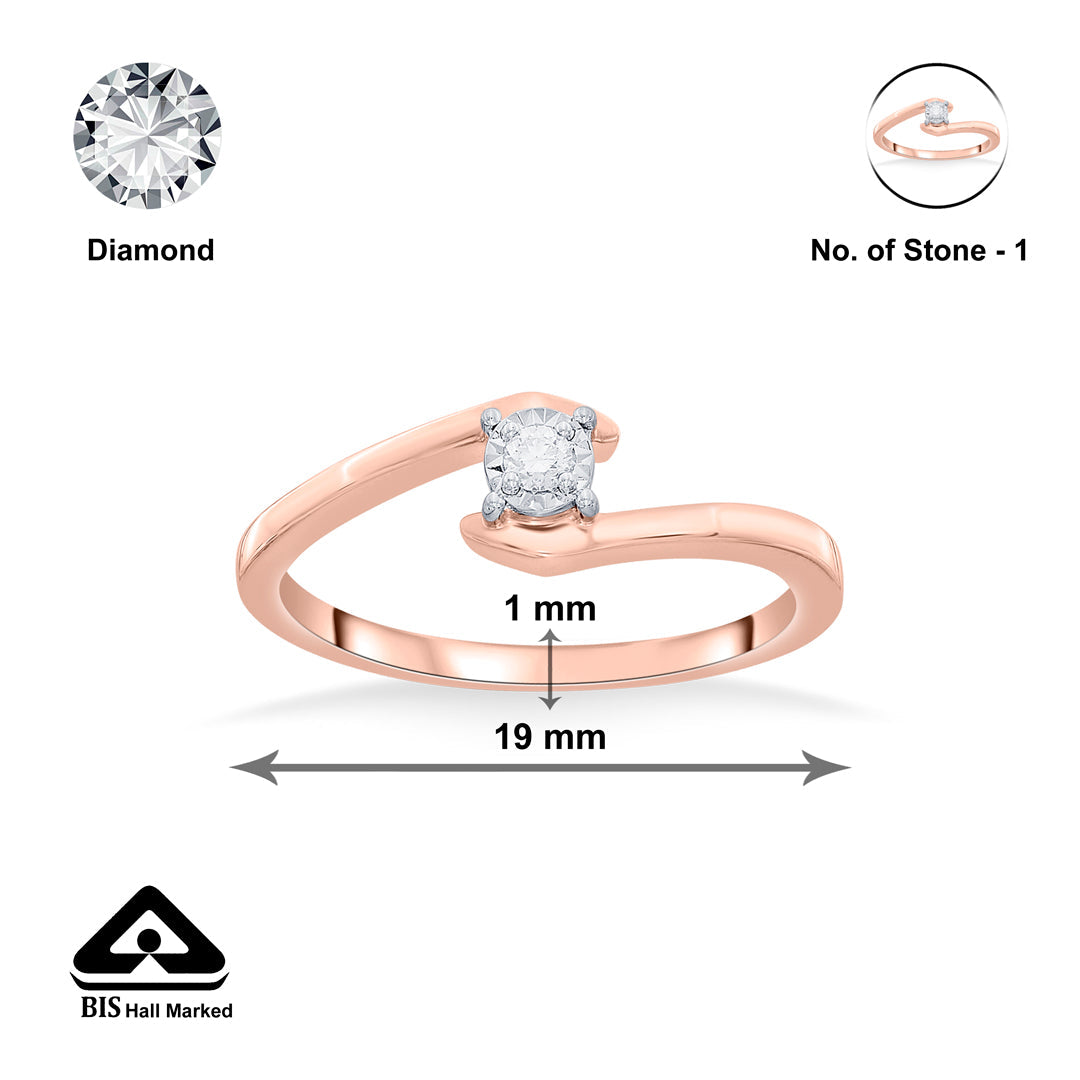 radiant embrace casual diamond ring
