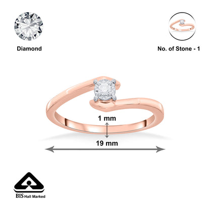 Radiant Embrace Casual Diamond Ring
