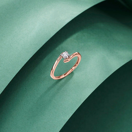 Radiant Embrace Casual Diamond Ring