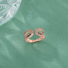 Ember Link Cocktail Rose Gold Ring