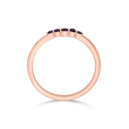 Forever Azure Fashion Rose Gold Ring