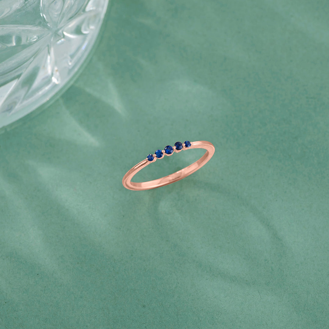 Forever Azure Fashion Rose Gold Ring