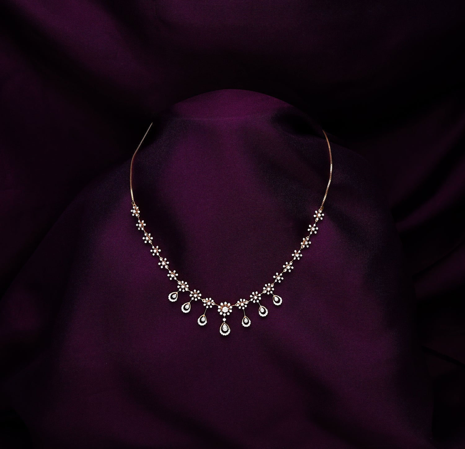 Royal Reflection Diamond Necklace
