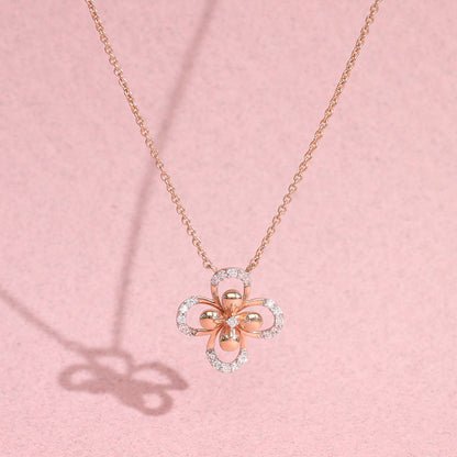 Glow Roselle Modern Diamond Necklace