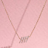 Linea Bars Modern Diamond Necklace