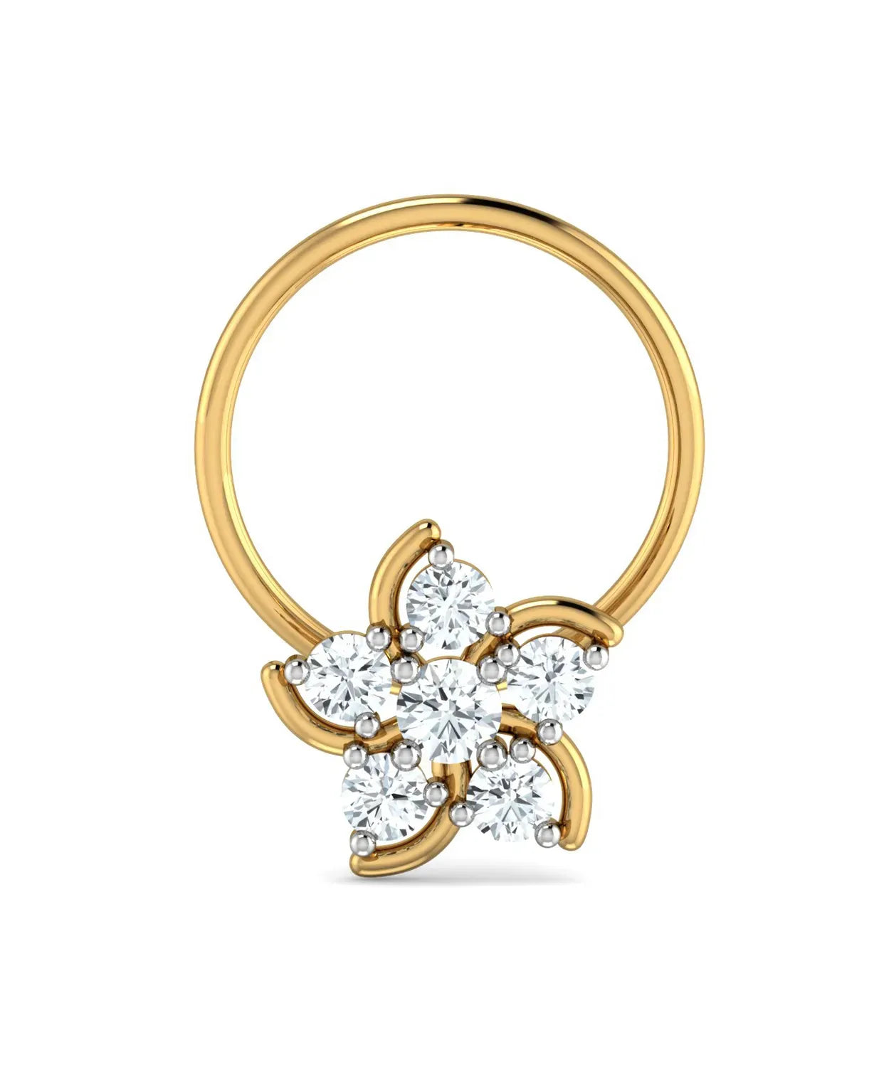 Floral Diamond Nosepin