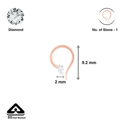 Glowing Stone Nosepin Diamond Jewellery