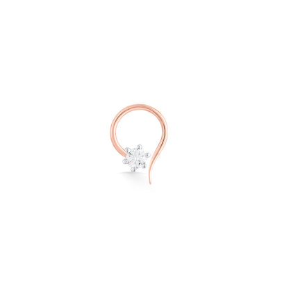 French Rose Nosepin Diamond Jewellery