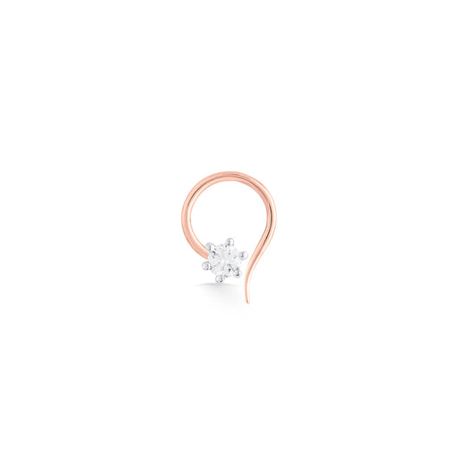 French Rose Nosepin Diamond Jewellery