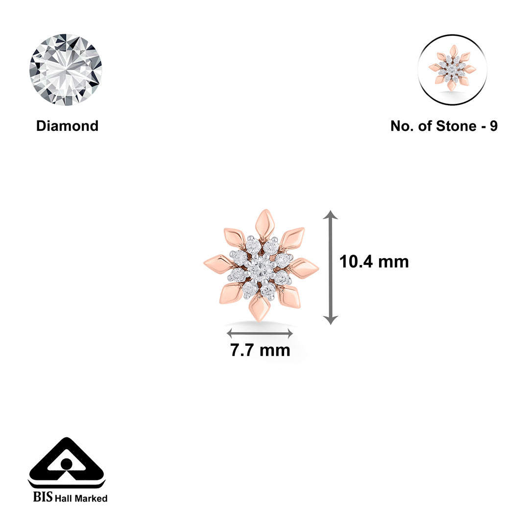 bright star nosepin diamond jewellery