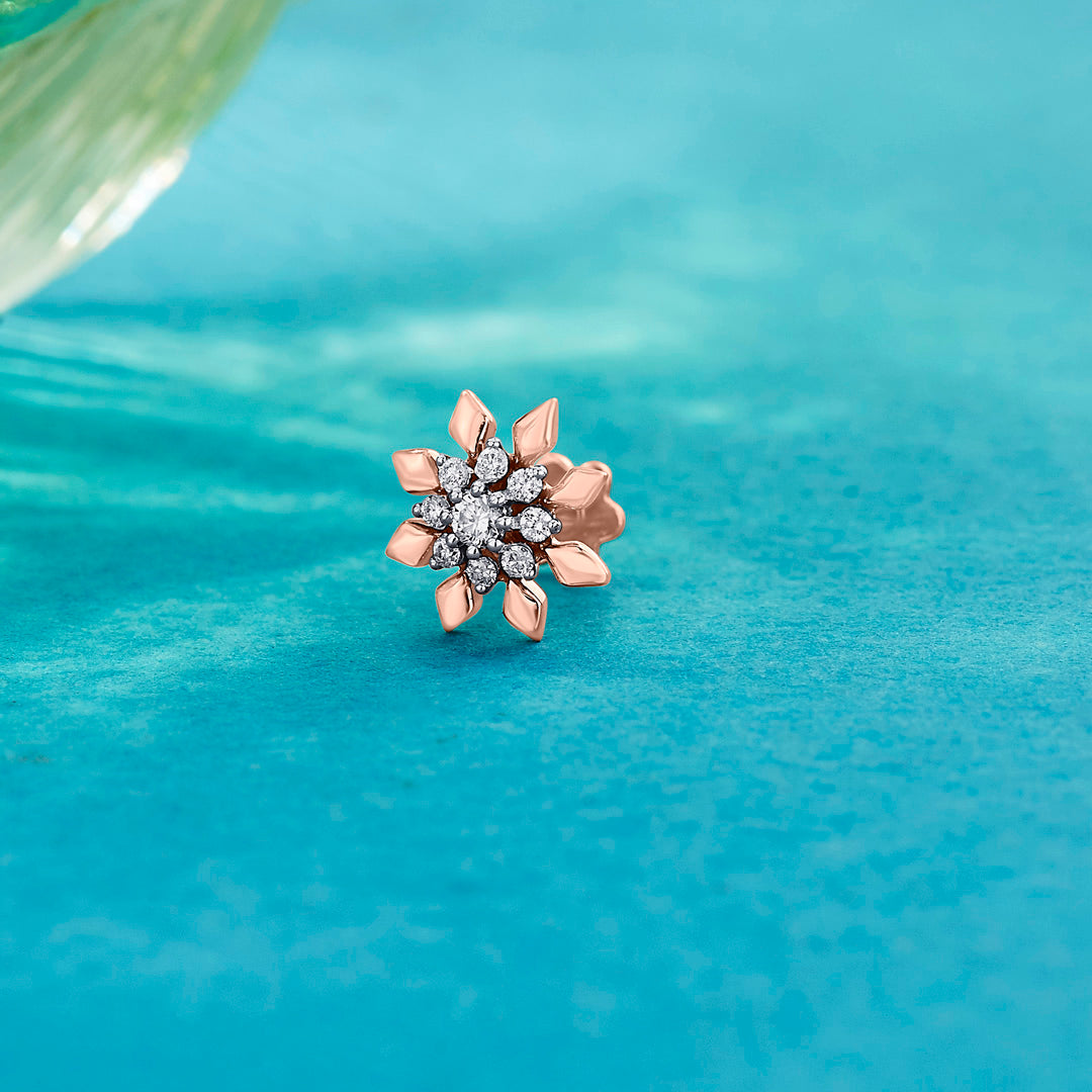 bright star nosepin diamond jewellery